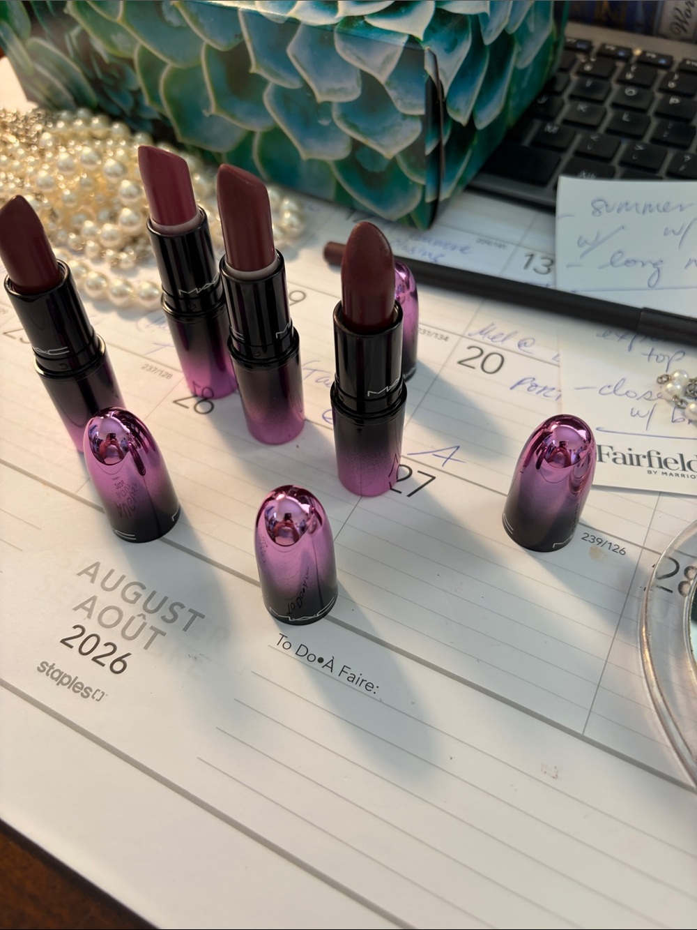 MAC Cosmetics Plum Mauve Ombre Lipstick Set